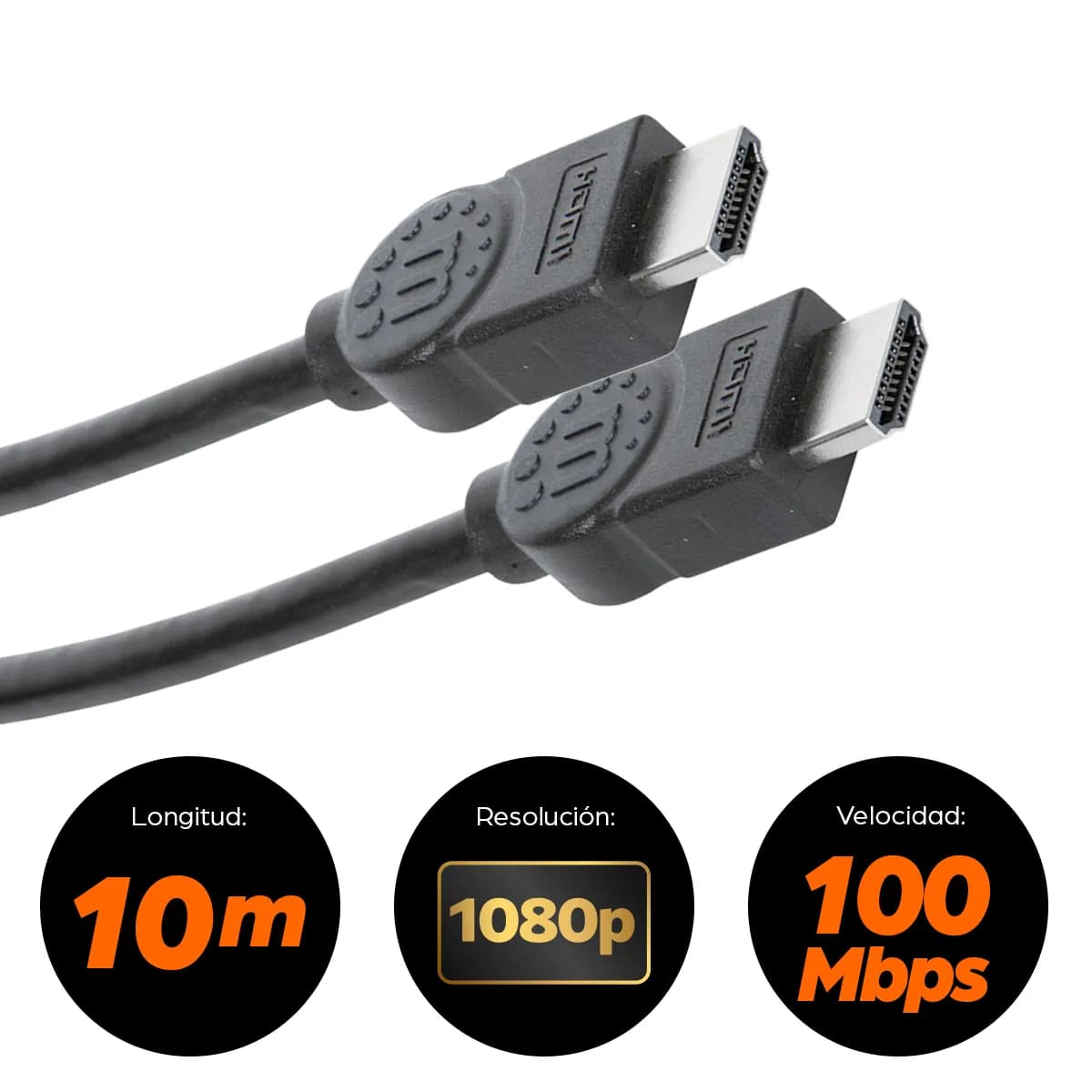 Manhattan Cable HDMI de Alta Velocidad con Canal Ethernet 8