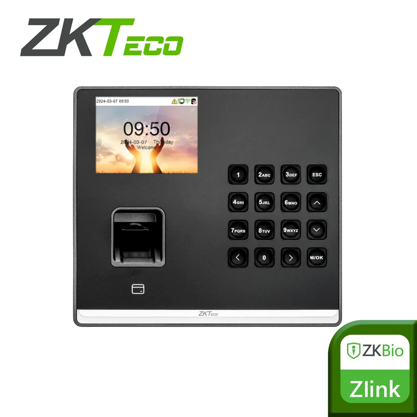 M2-LR ID CONTROL DE ASISTENCIA Y ACCESO BASICO BIOMETRICO ZKTECO  M2-L 2