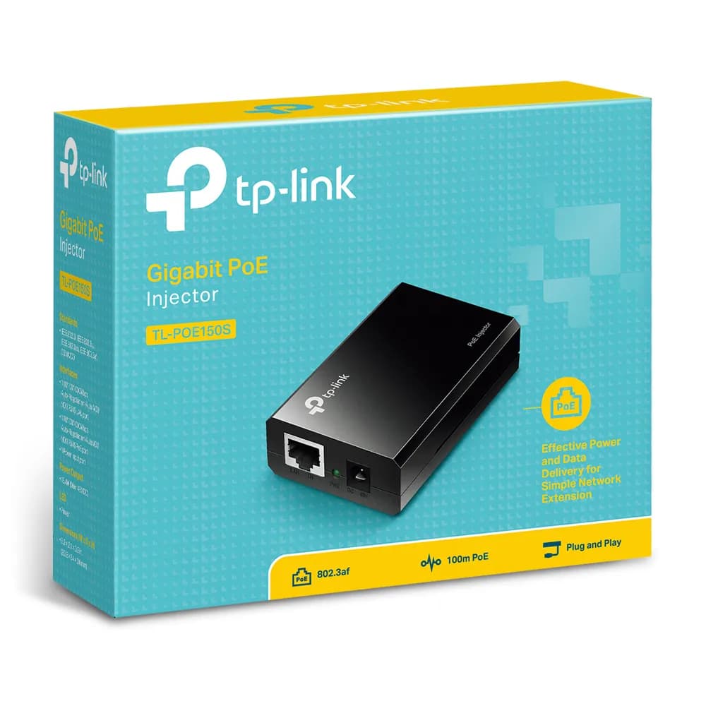 TP-Link TL-POE150S adaptador PoE Gigabit Ethernet 48 V 3
