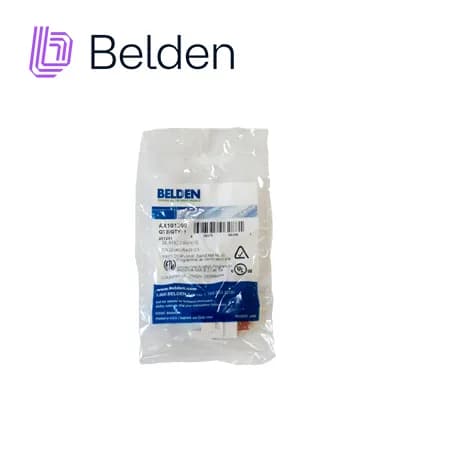 CONECTOR MODULAR JACK RJ45 CAT5E BELDEN AX101309 ESTILO KEYCONNECT BLA 4