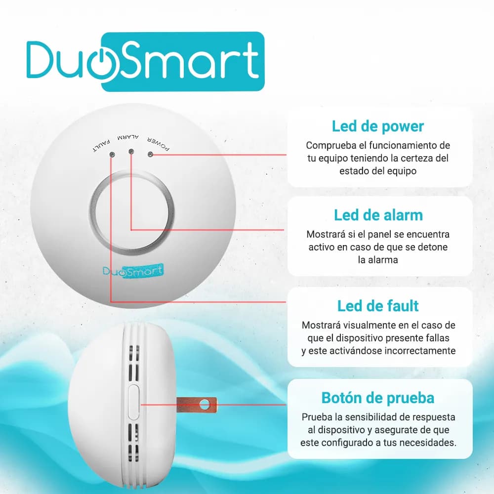 DETECTOR DE GAS RF SERIE C DUOSMART CGD1 **COMPATIBLE CON PANELES B20  4