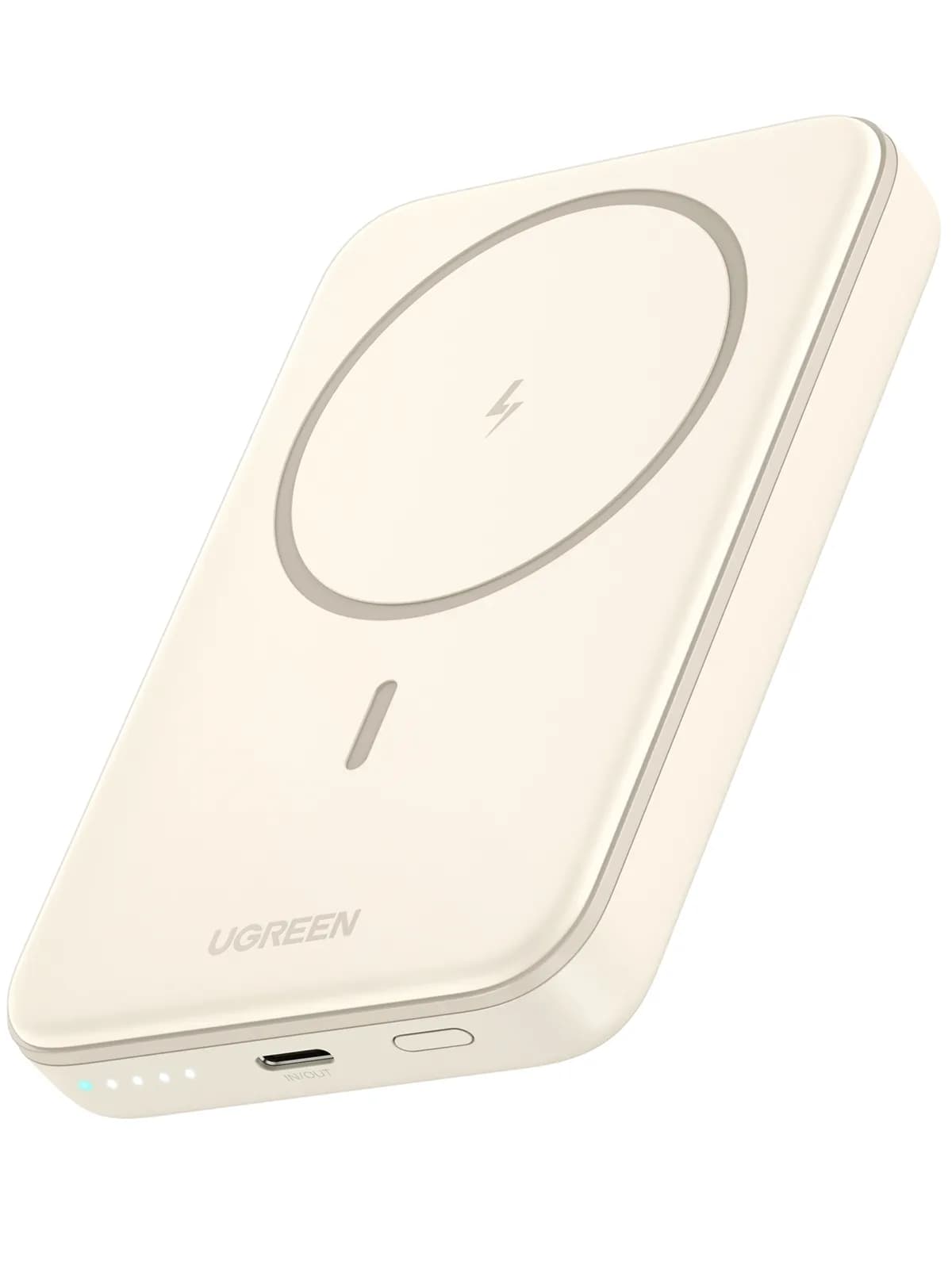 Ugreen 25208 batería externa 10000 mAh Cargador inalámbrico Beige 16