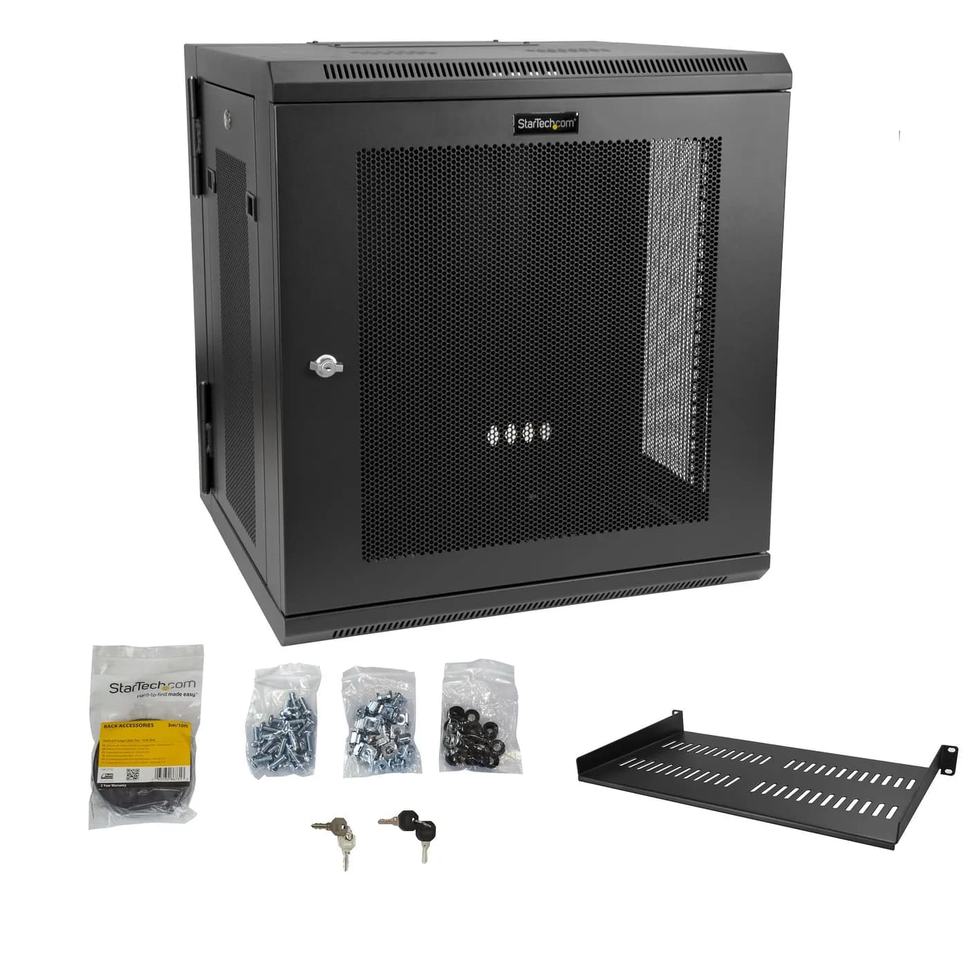 StarTech.com Gabinete Rack de Pared para Servidores 12U 19" 4 Postes y 8