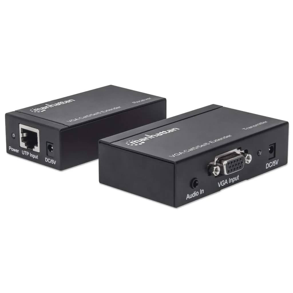 Manhattan Extensor VGA Cat5/ 5e/6 2