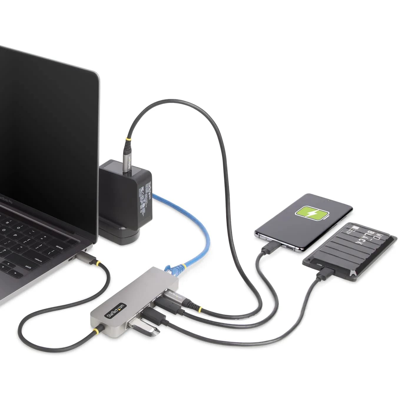 StarTech.com 10G2A1C25EPD-USB-HUB base para laptop o replicador de pue 7