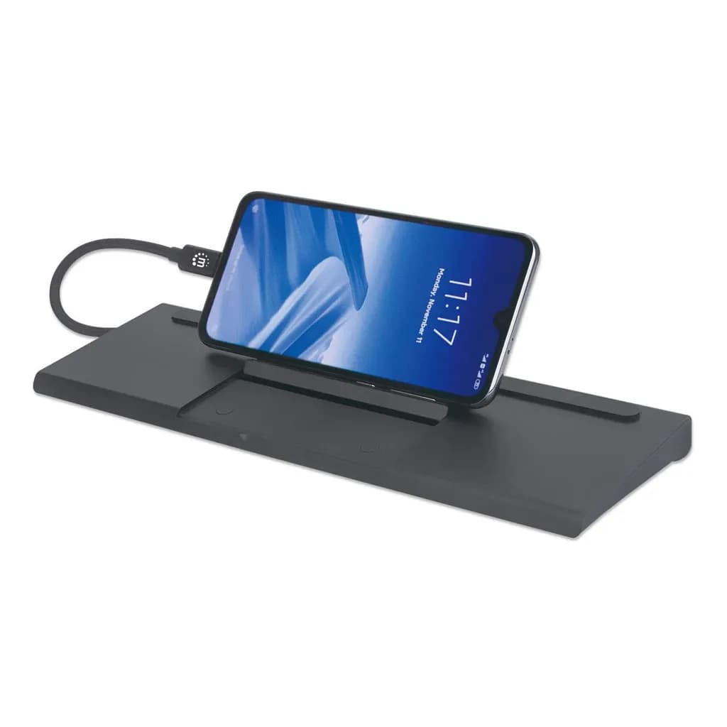 Manhattan Docking station de USB-C a 11 puertos, para tres monitores,  8