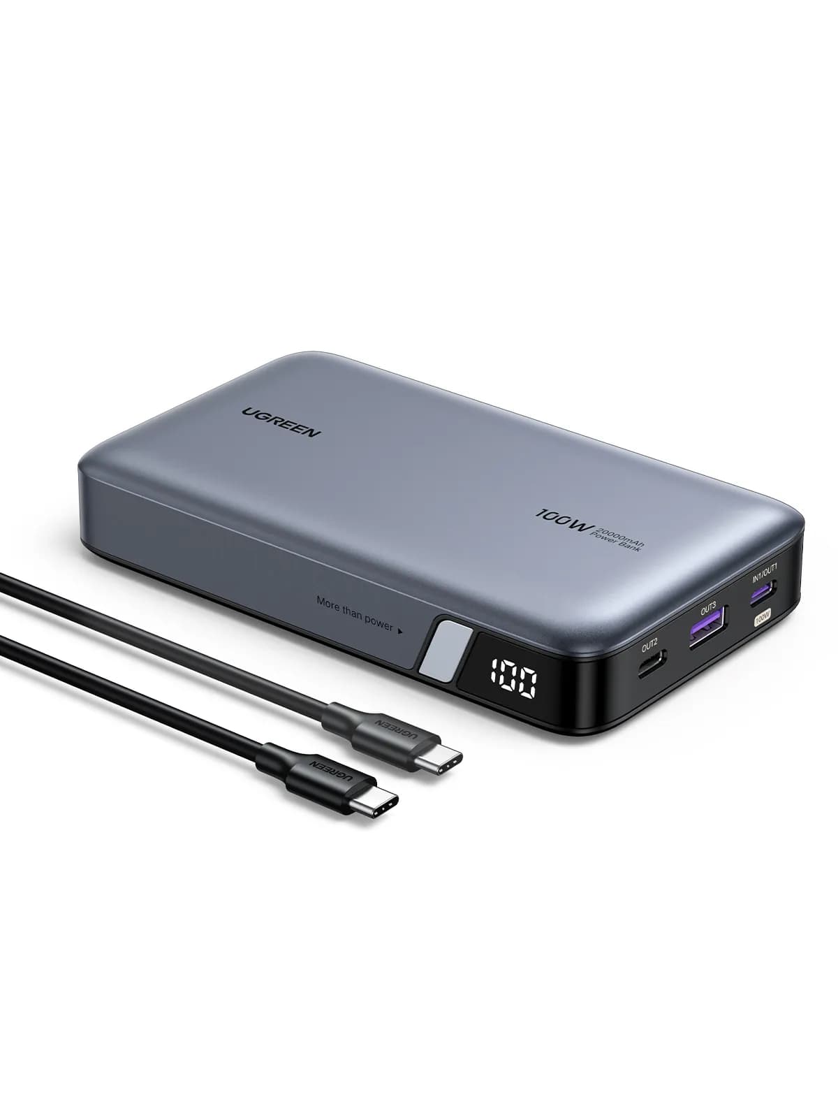 Ugreen 25188 batería externa 20000 mAh Gris 12