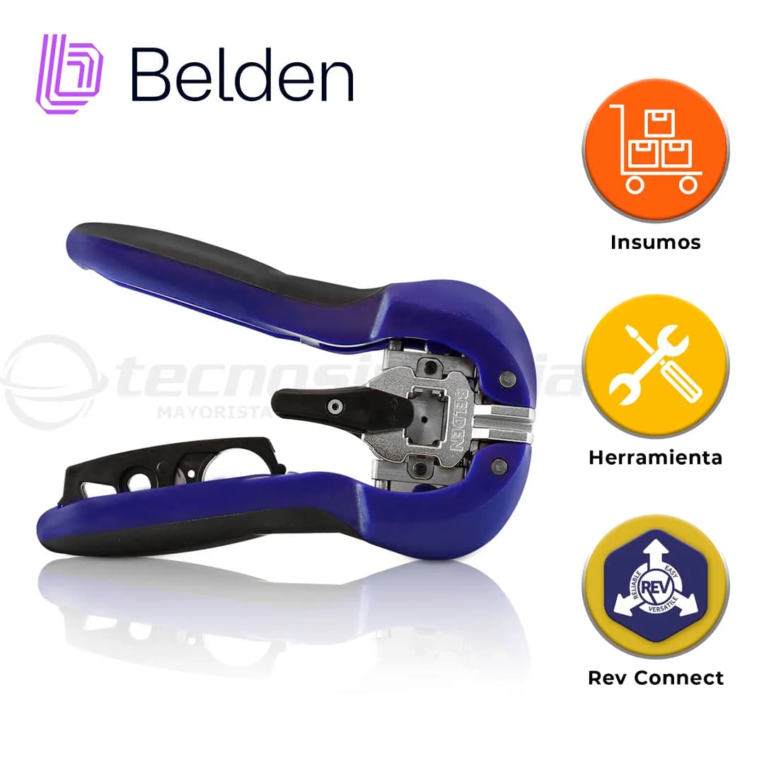 HERRAMIENTA DE TERMINACION REVCONNECT BELDEN RVUTT01 / INTERIOR / AZUL 6