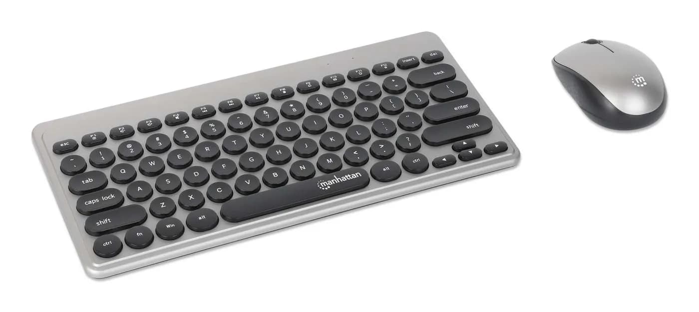 Manhattan Un solo receptor USB-A Nano para ambos, teclado inalámbrico  5