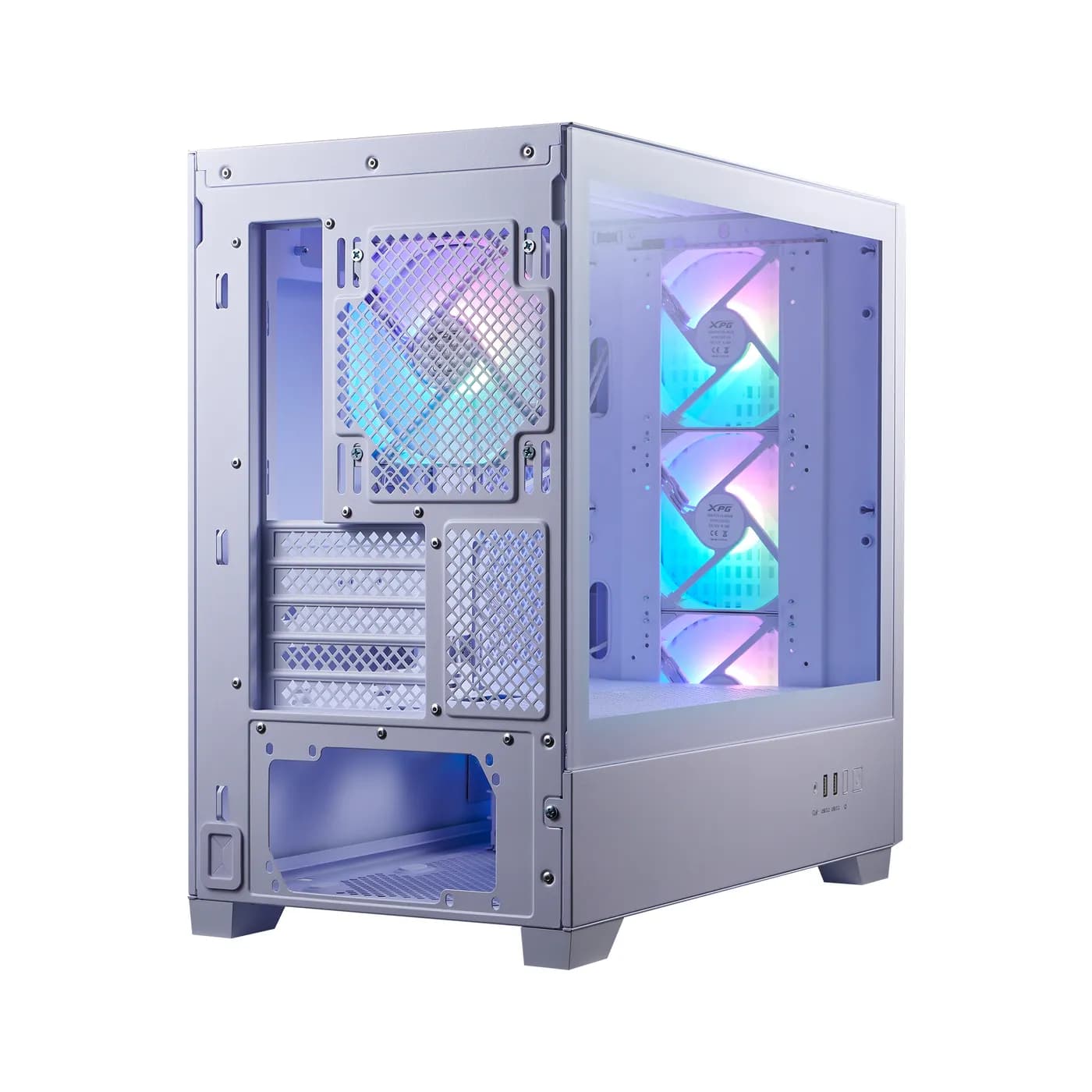 GABINETE GAMER XPG LANDER 300 MID TOW BLANCO (LANDER300MAA-WHCWW) 5