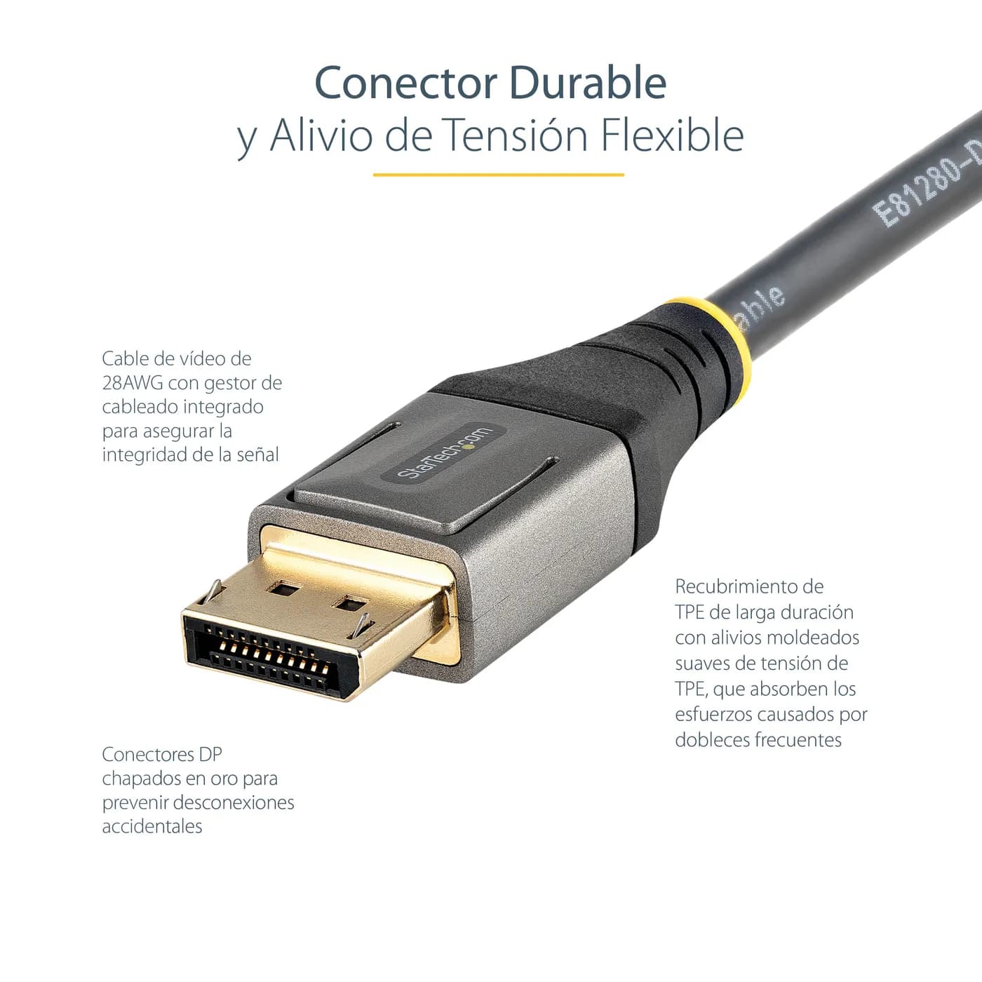 StarTech.com Cable de 3m DisplayPort 1.4 Certificado por VESA - HDR10  8
