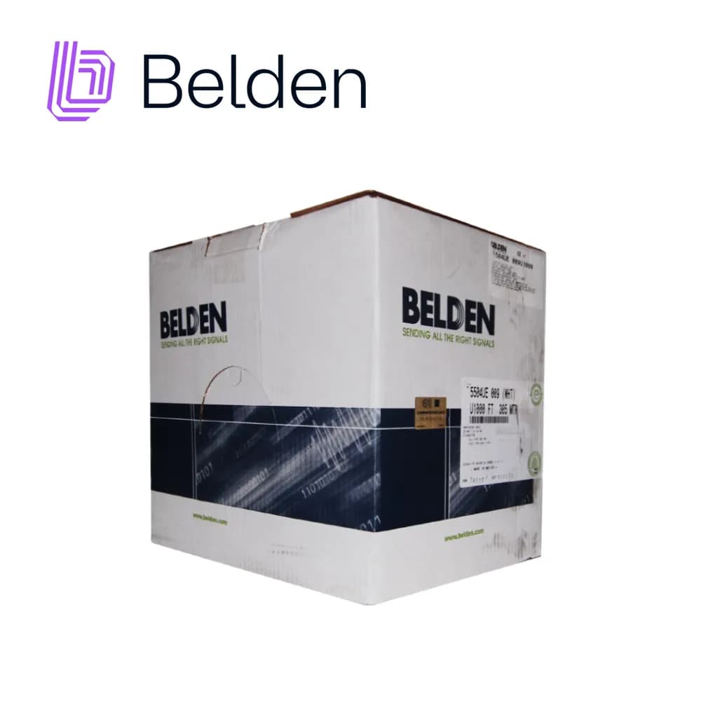CABLE DE SEGURIDAD Y SONIDO BELDEN 5504UE 009U1000 / INTERIOR / BLANCO 3