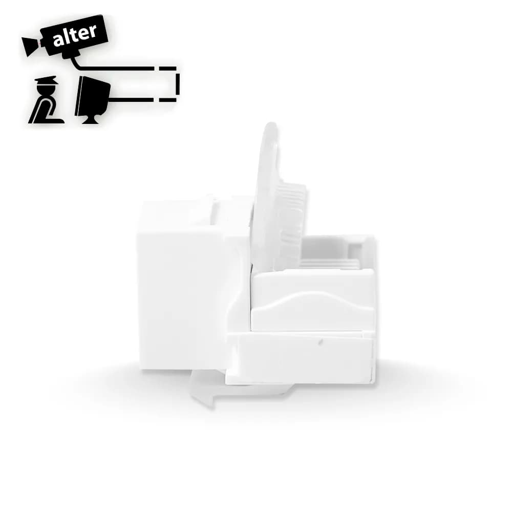 CONECTOR JACK RJ-45 / CAT 5E / COLOR BLANCO / TIPO KEYCONNECT / ARMADO 3