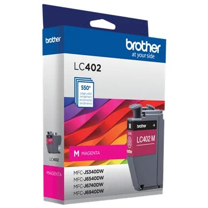 Brother LC402MS cartucho de tinta 1 pieza(s) Original Rendimiento está 6