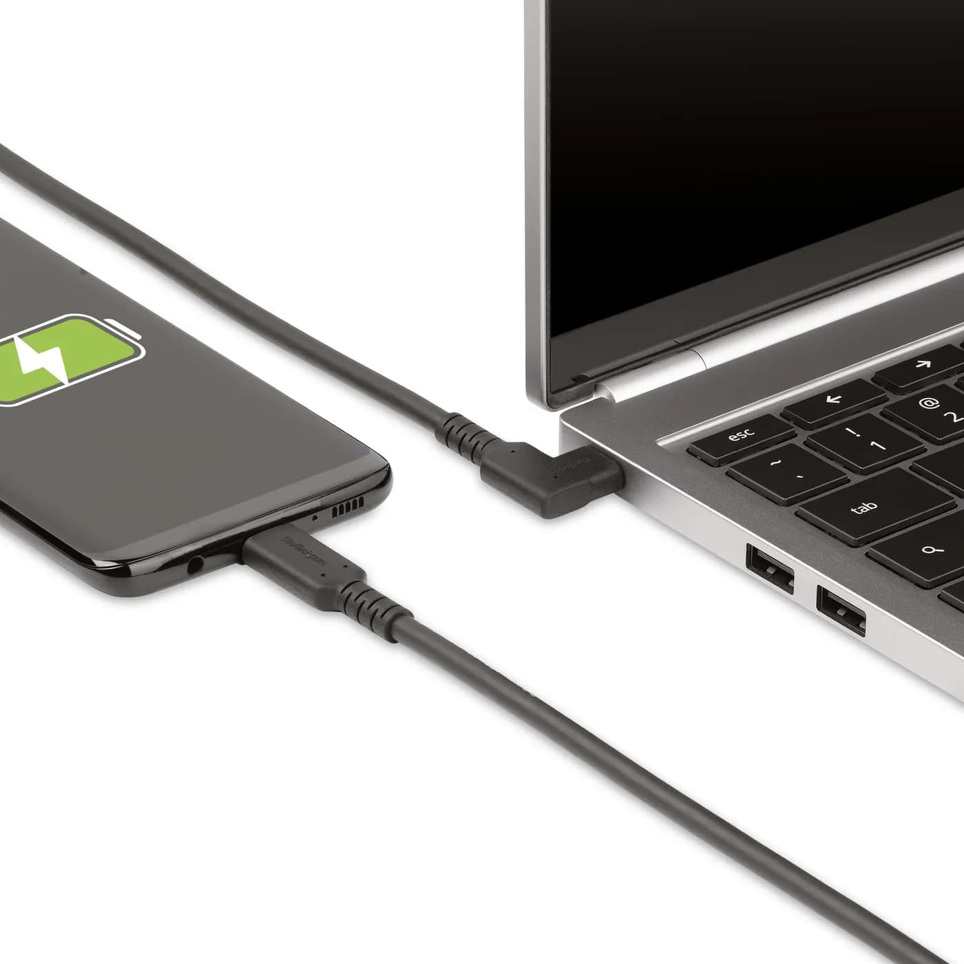 StarTech.com Cable de 1m USB-C Resistente Acodado a la Derecha - USB 3 7