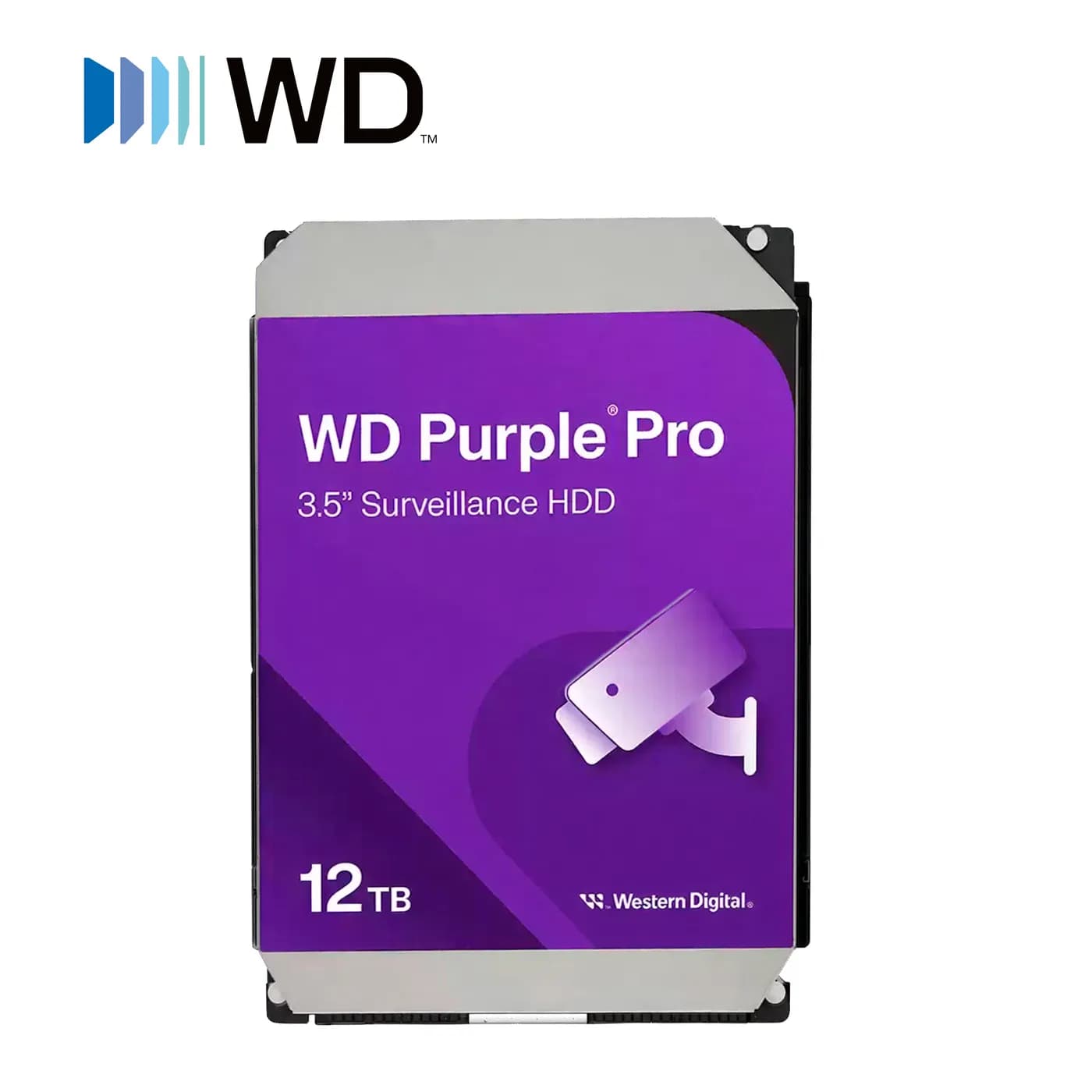 DISCO DURO DD 12TB SATA WD PURPLE PRO WD122PURP 24/7 OPTIMIZADO PARA V 3
