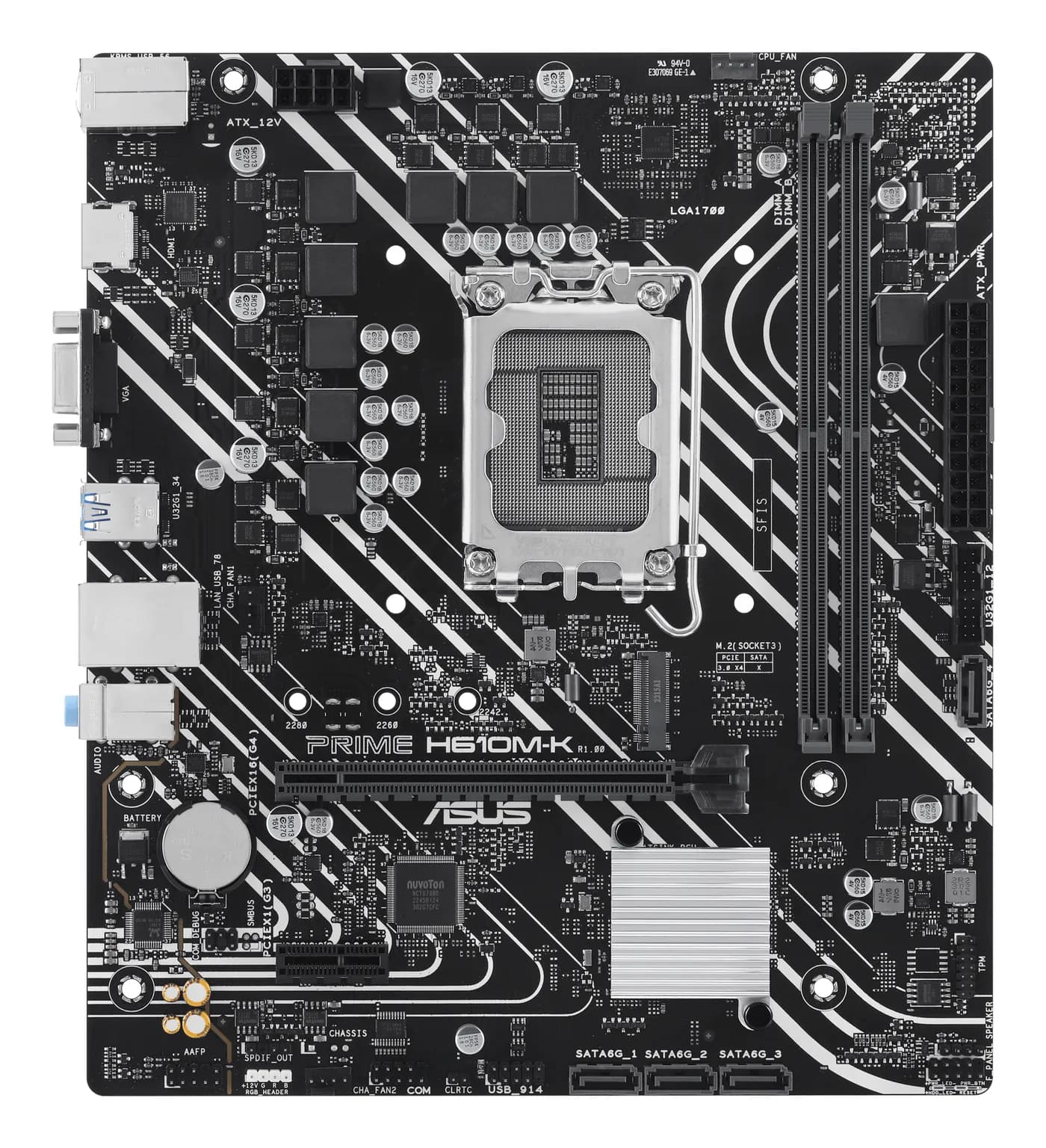 ASUS Prime H610M-K Intel H610 LGA 1700 Micro ATX 2