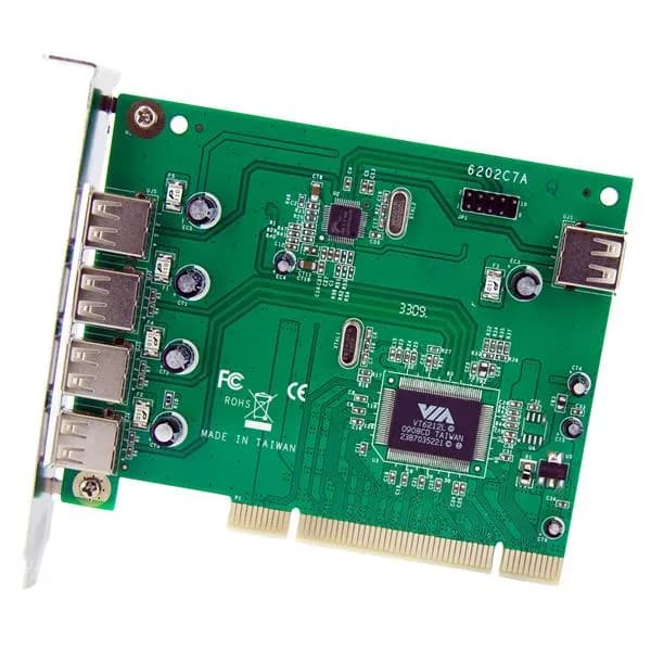 StarTech.com Adaptador Tarjeta PCI USB 2.0 de Alta Velocidad 7 Puertos 2