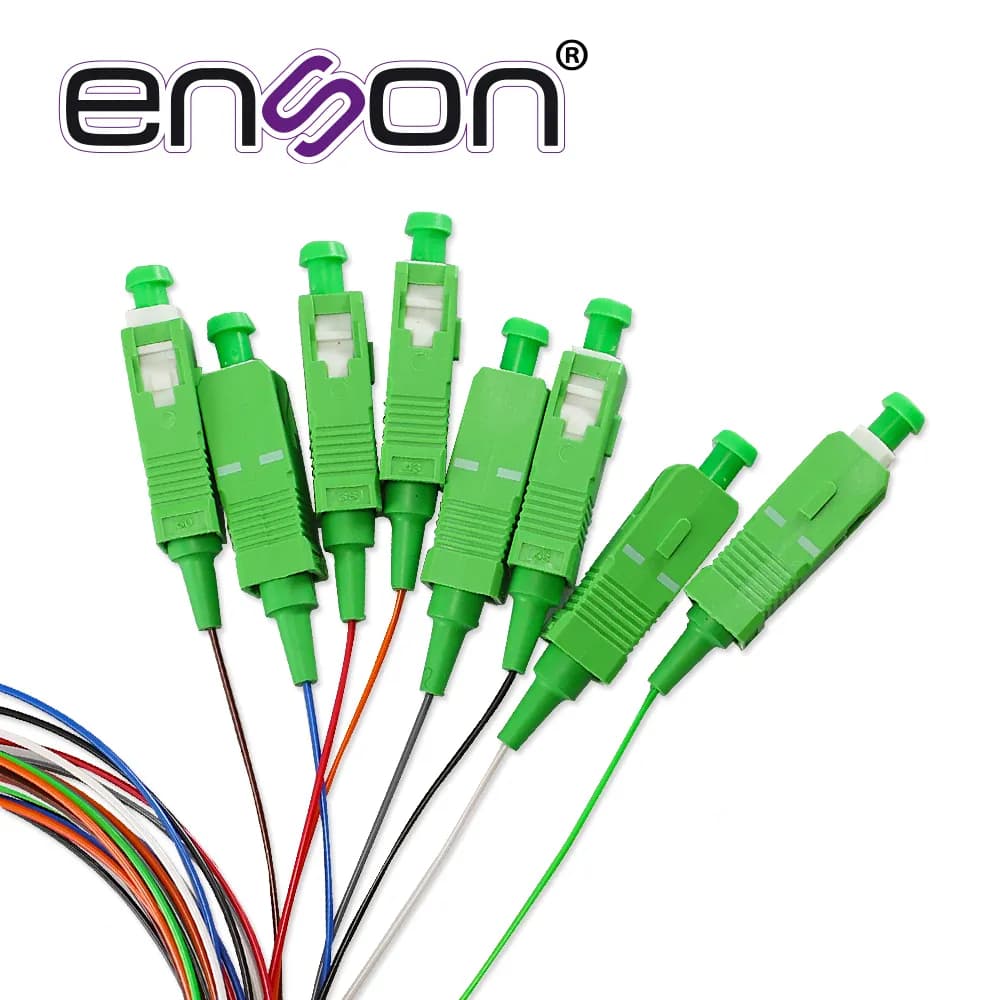 SPLITTER PLC (DIVISOR OPTICO) ENSON ENS-PLC1X8 CON CONECTORES SC APC 1 2