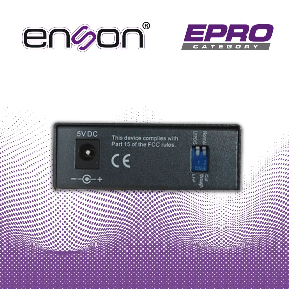 CONVERTIDOR DE MEDIOS ENS-MC100SC COBRE 1000BASE-T A FIBRA MULTIMODO 1 6