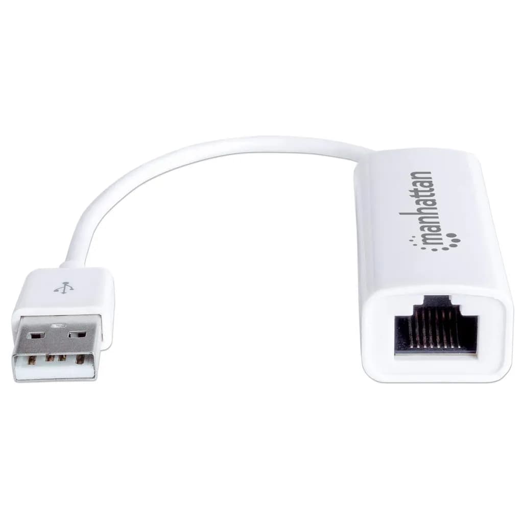 Manhattan Adaptador Fast Ethernet USB de Alta Velocidad 2.0 3