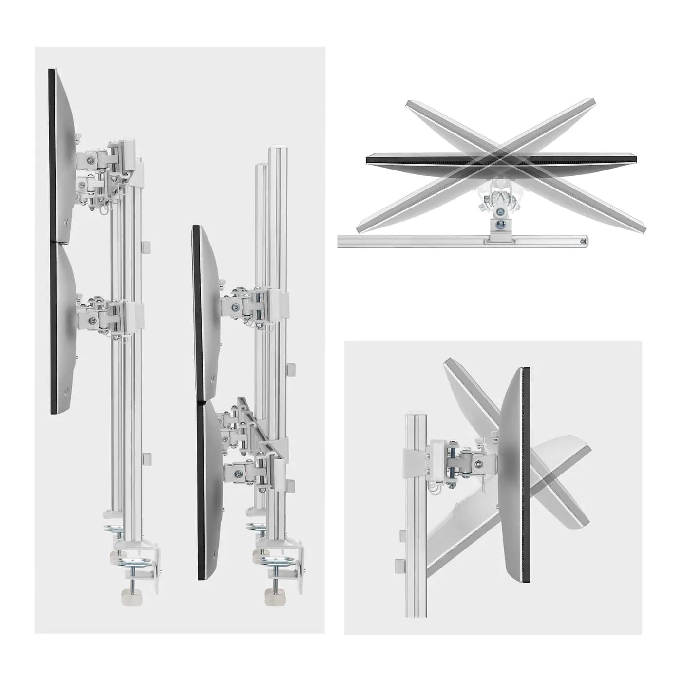 StarTech.com 6-MONITOR-ARM-A soporte para pantalla plana 81.3 cm (32") 8