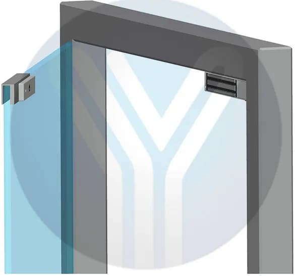 YLI MBK280UL - Soporte de Fijación tipo U para Puerta de Vidrio sin Ma 4