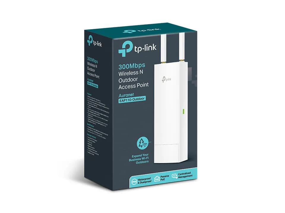 TP-Link Omada EAP110-Outdoor 300 Mbit/s Blanco Energía sobre Ethernet  4