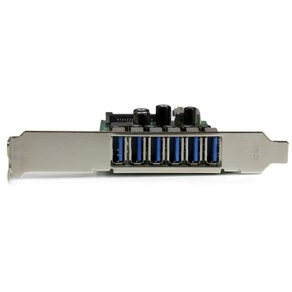 StarTech.com Adaptador tarjeta PCI Express de 7 puertos USB 3.0 con pe 2