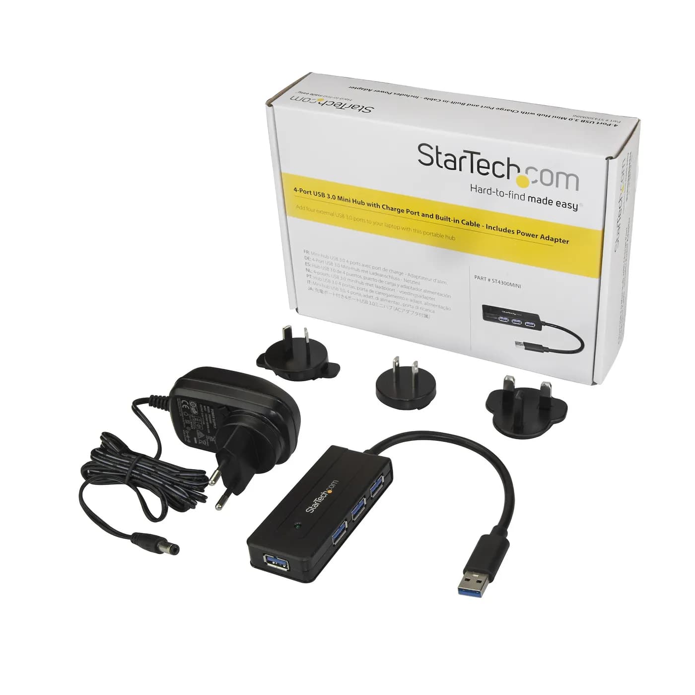 StarTech.com Hub Concentrador Portátil USB 3.0 SuperSpeed de 4 Puertos 3
