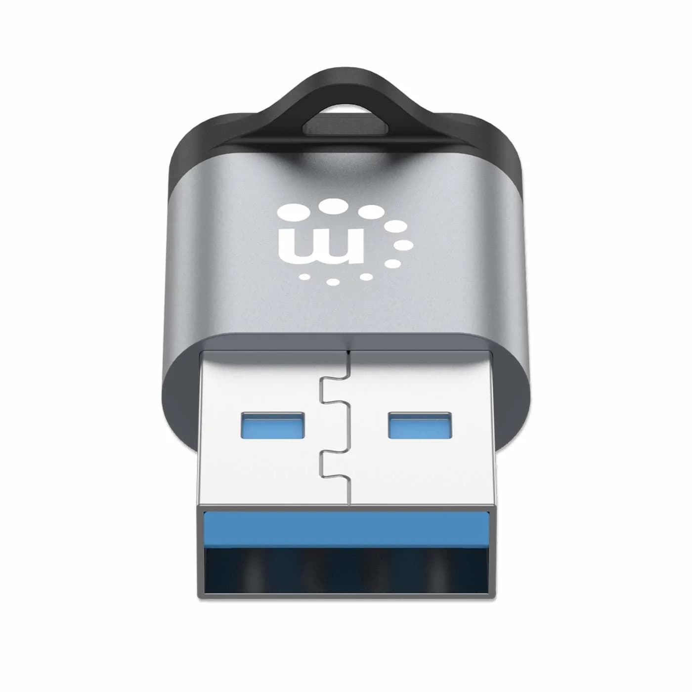Manhattan 356305 cambiadores de género de cables USB-A USB-C Negro, Gr 4