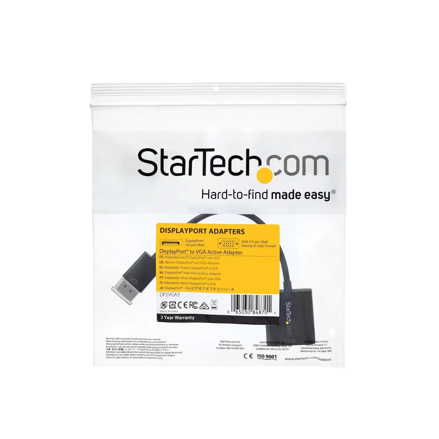 StarTech.com Adaptador Convertidor DisplayPort a VGA - DP a VGA - 1920 6