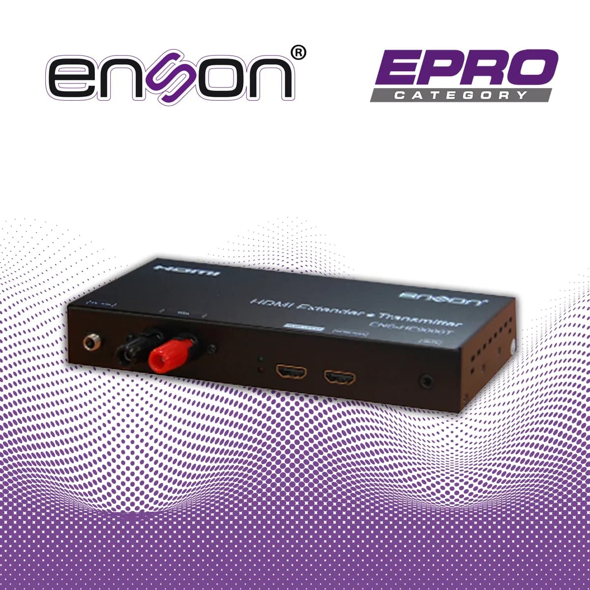 EXTENSOR HDMI 500MTS ENSONDC HE9000T TRANSMISOR X C-HE9000T TRANSMISOR 4