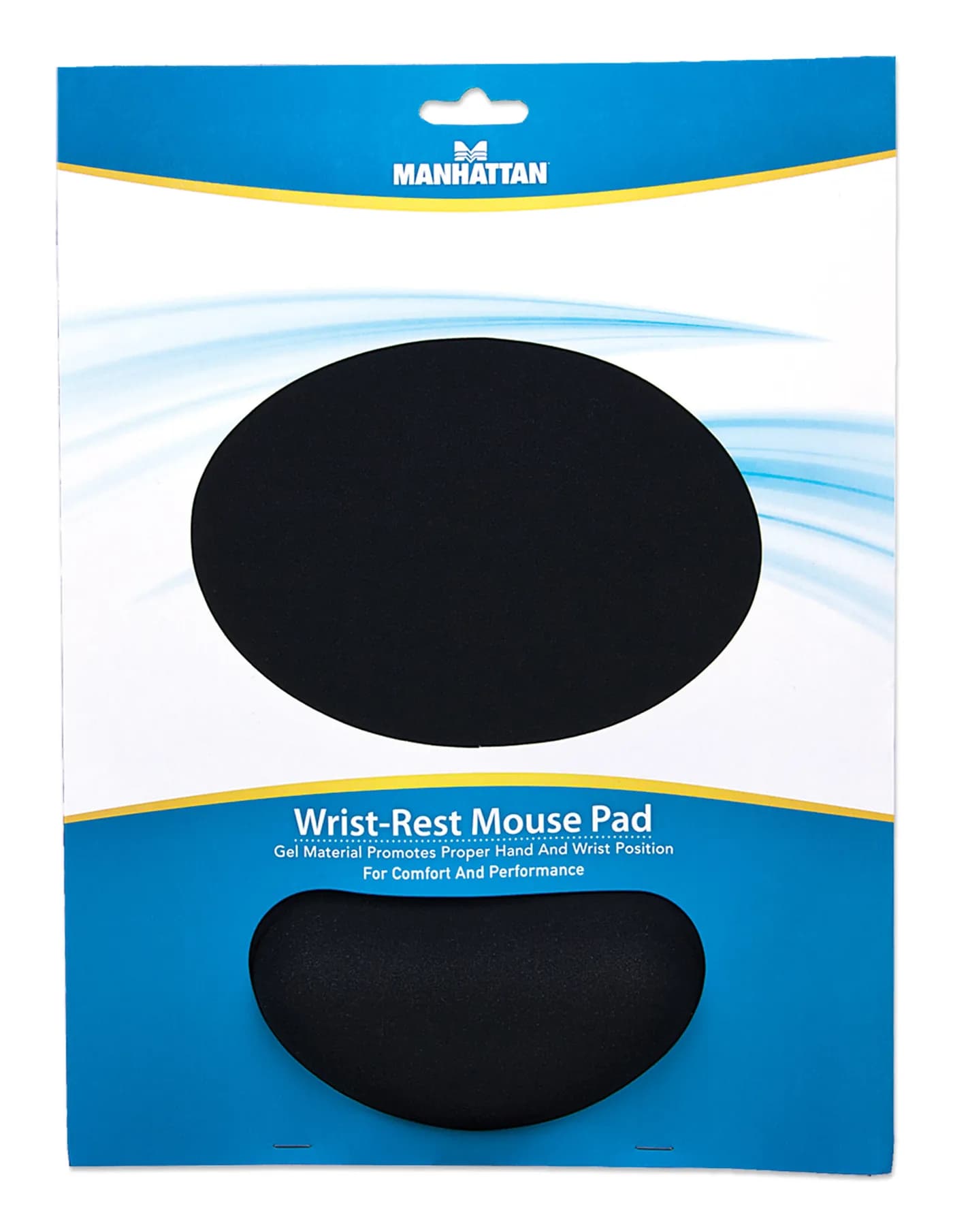 Manhattan Mouse Pad con Descansa Muñecas El material de gel promueve l 8