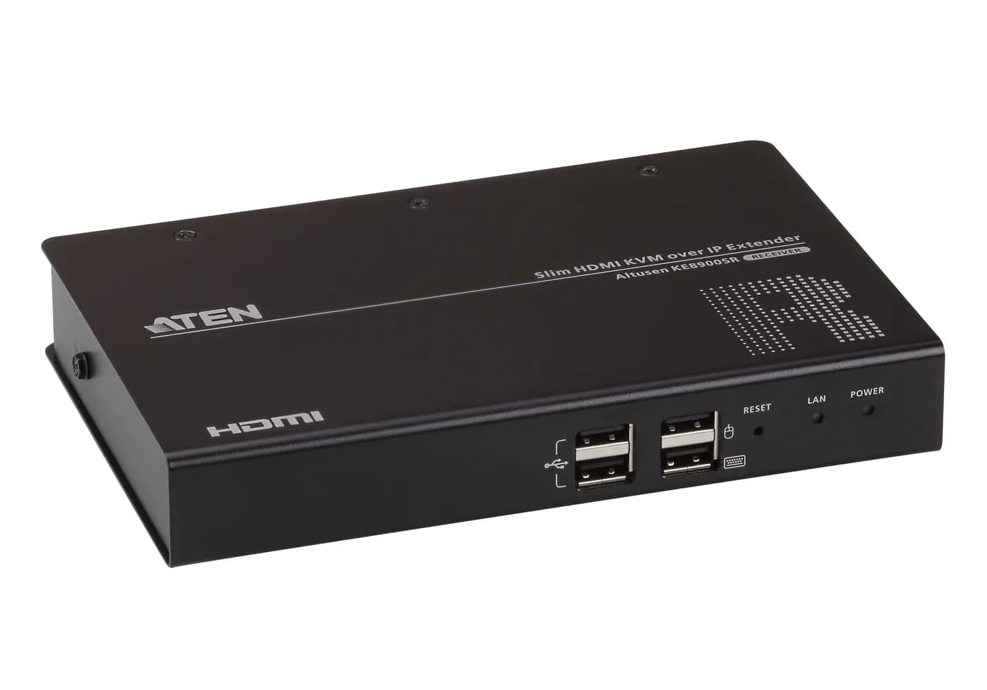Receptor KVM sobre IP / HDMI 1920x1200@60Hz / Sin Pérdidas / 2 Puertos 4