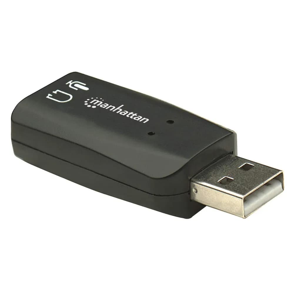 Manhattan Adaptador de Audio 3-D USB de Alta Velocidad 2