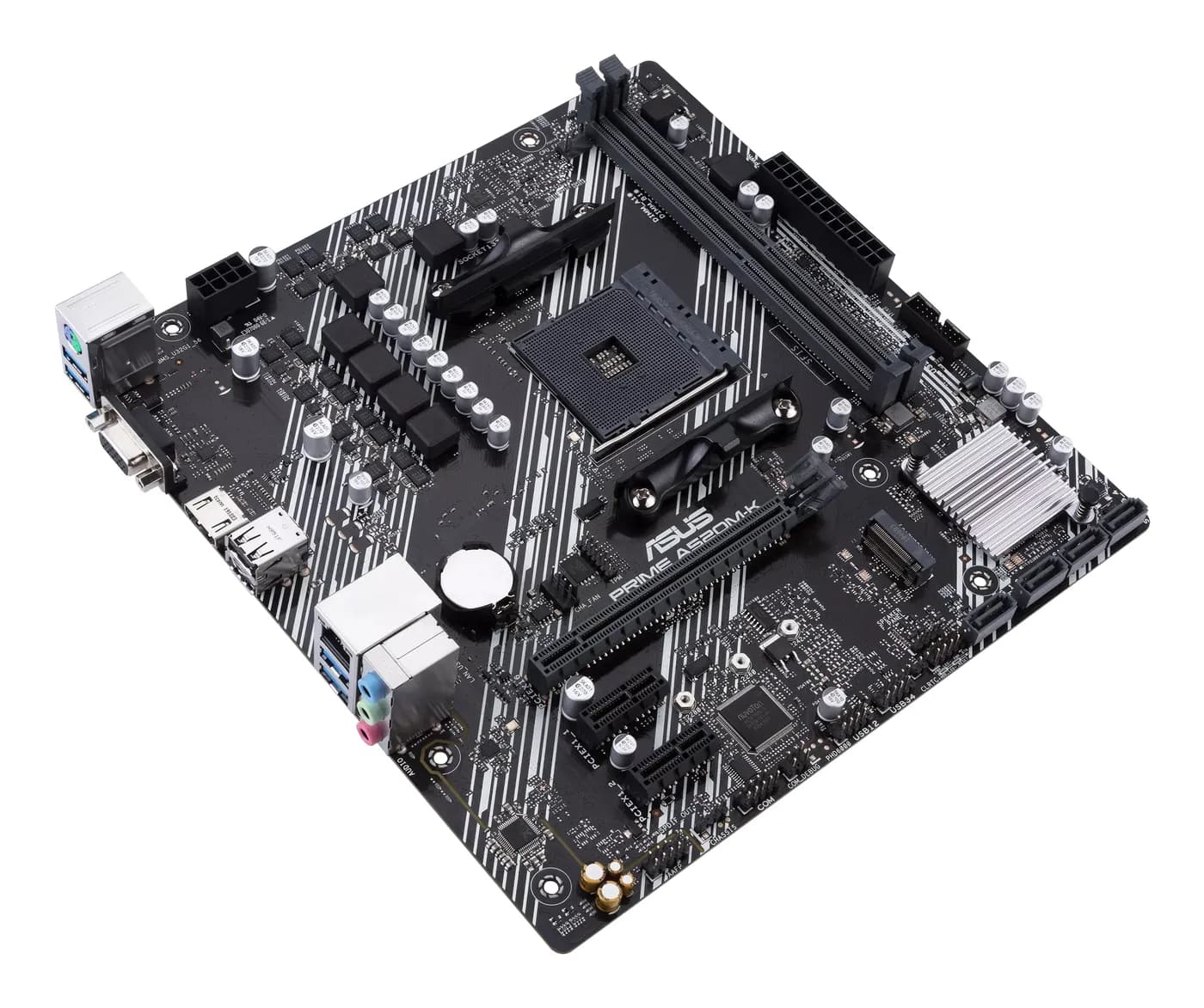 TARJETA MADRE ASUS PRIME A520M-K/CSM, MICRO-ATX, SOCKET AM4, AMD A520, 3