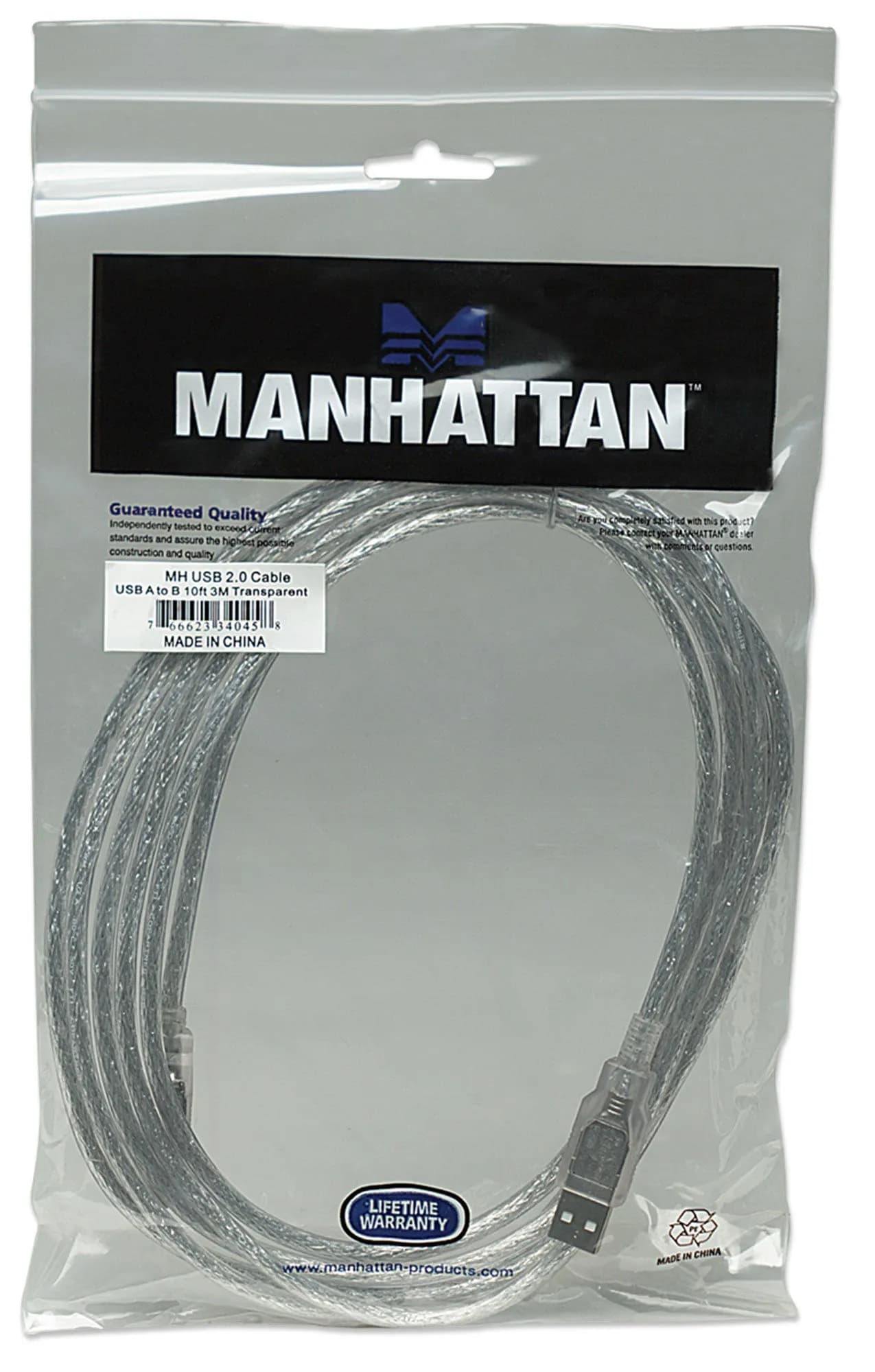Manhattan Cable para Dispositivos USB B de Alta Velocidad 4