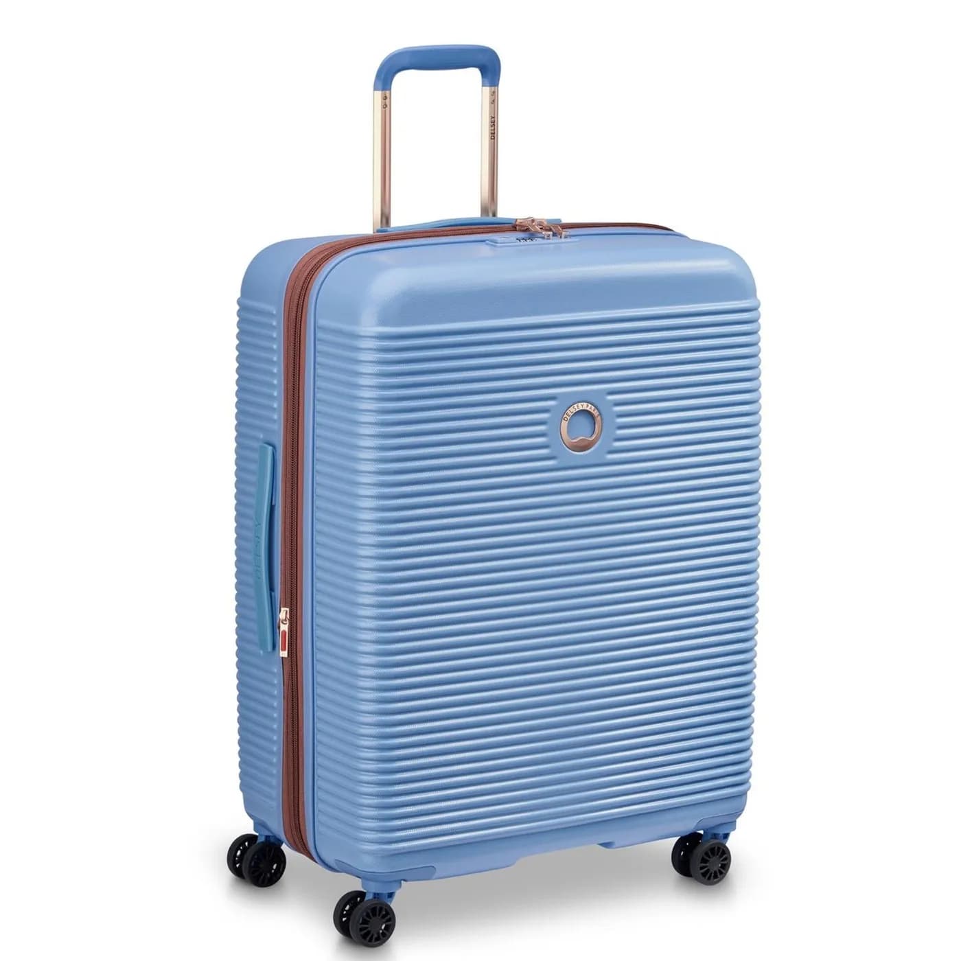 DELSEY MALETA FREESTYLE RIGIDA 24 PULG AZUL 2