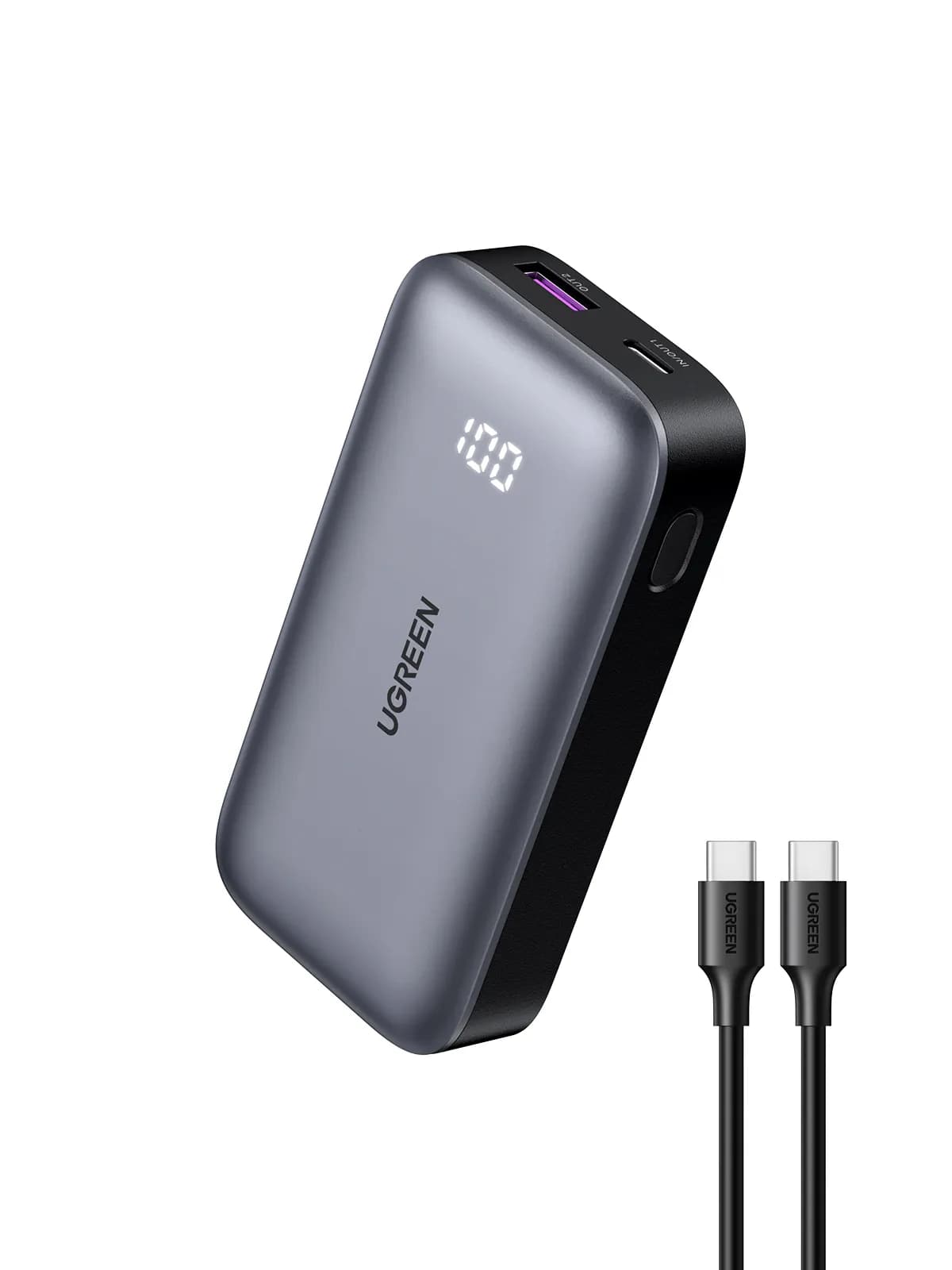 Ugreen 10000mAh Mini Powerbank Quick Charging 30W Gris 2