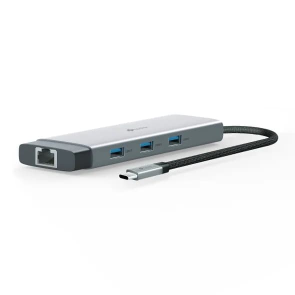 HUB USB-C 9 en 1 / HDMI 4K@60Hz / Ethernet Gigabit / 100W PD / 140.2x4 3
