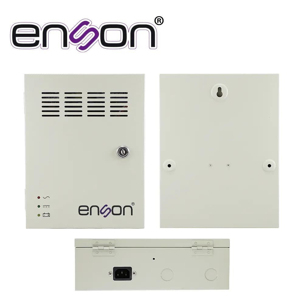 FUENTE DE PODER TIPO CAJA ENSON PSB-1218BACKUP 12VDC 10A 18 CANALES DE 3