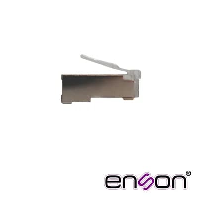 CONECTOR PLUG  SRJ45 BLINDADO CAT6 ENSON ENS-SRJ45-CAT6 PARA CABLE UTP 4