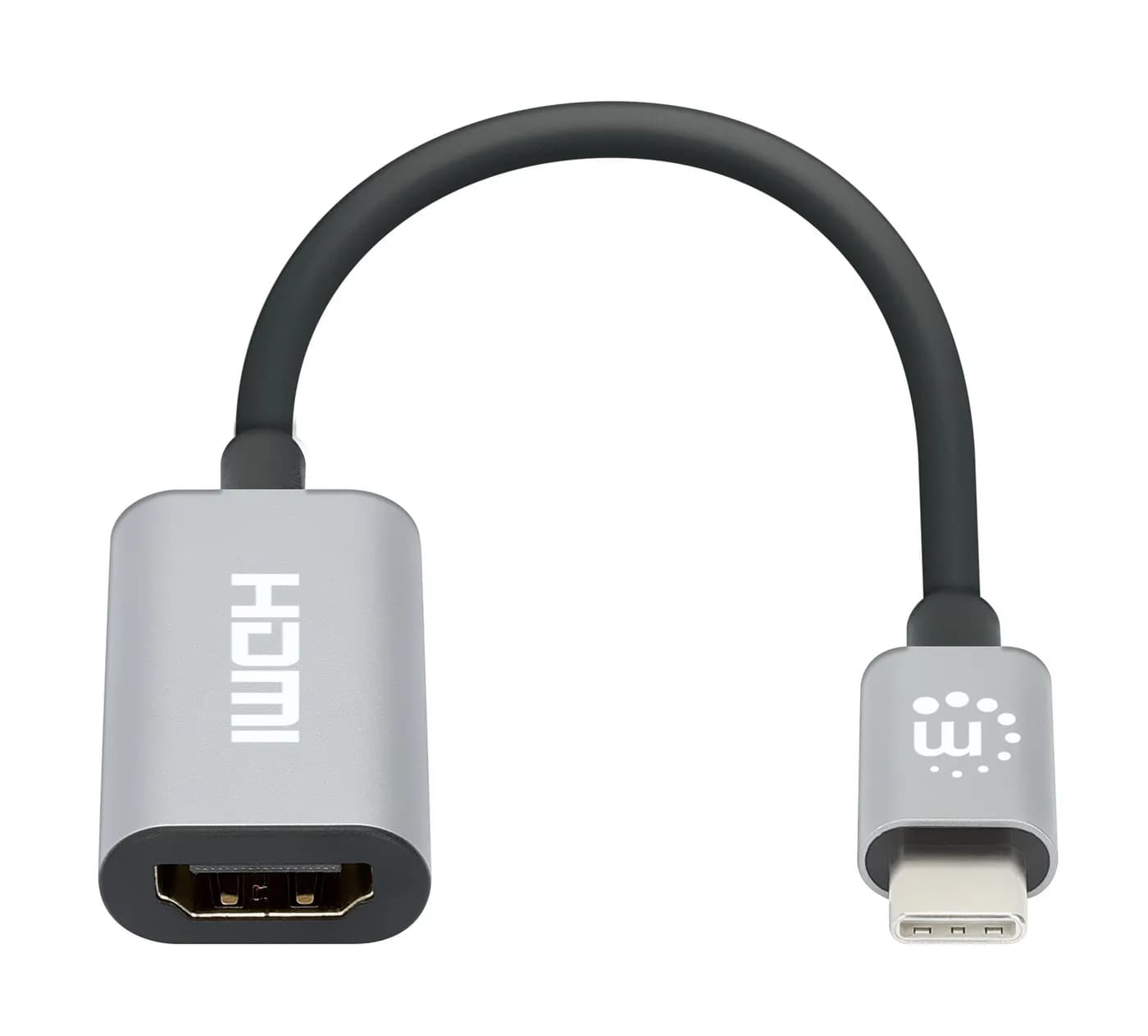 Manhattan 153973 adaptador de cable de vídeo 0.11 m USB Tipo C HDMI Gr 3