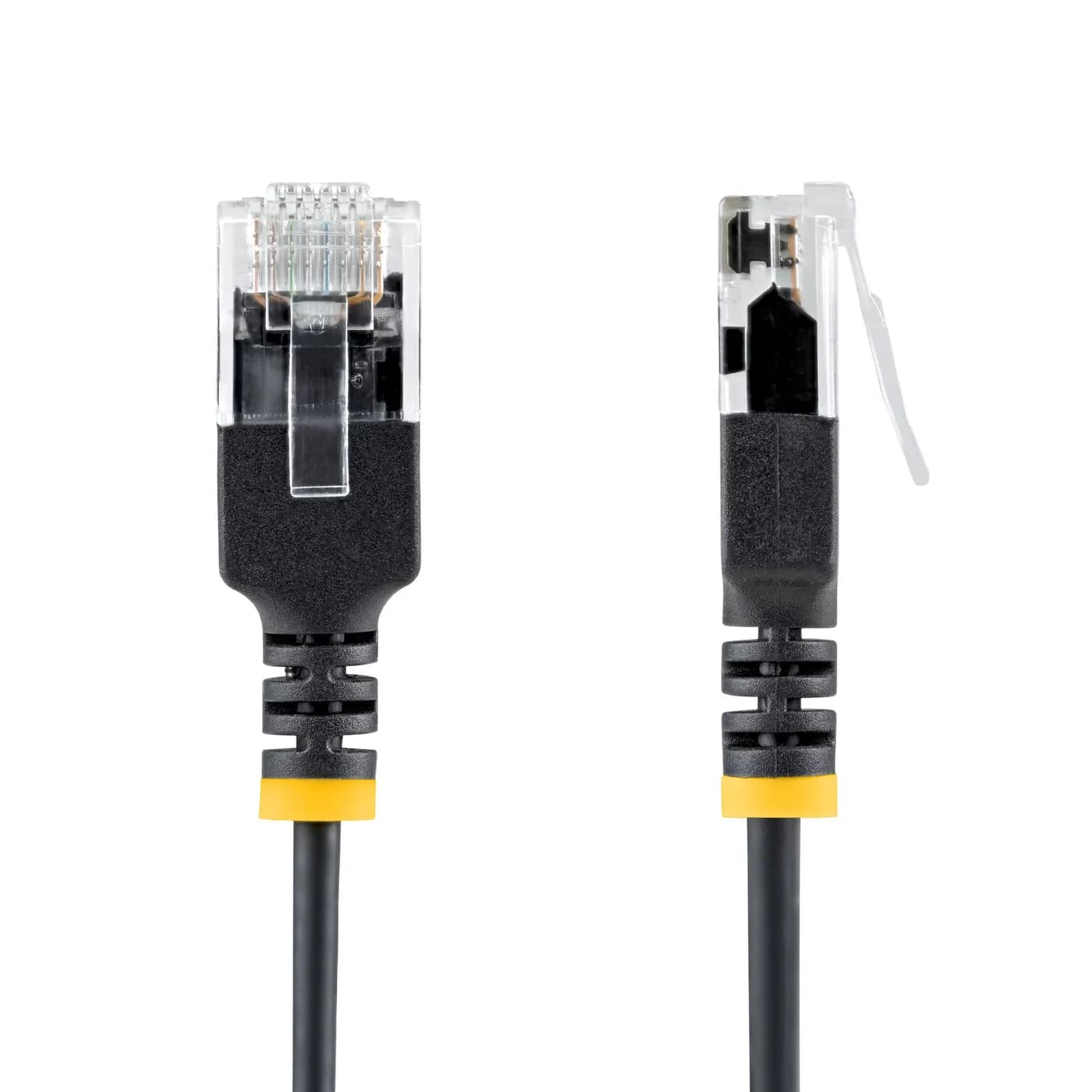StarTech.com Cable Ethernet CAT6a Ultra Delgado de 15cm Negro - Cable  2