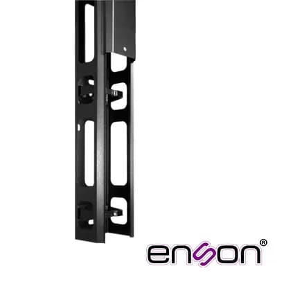 ORGANIZADOR VERTICAL ENSON ENS-VM42 PARA RACK DE 42UR CON VENTANAS DE  4