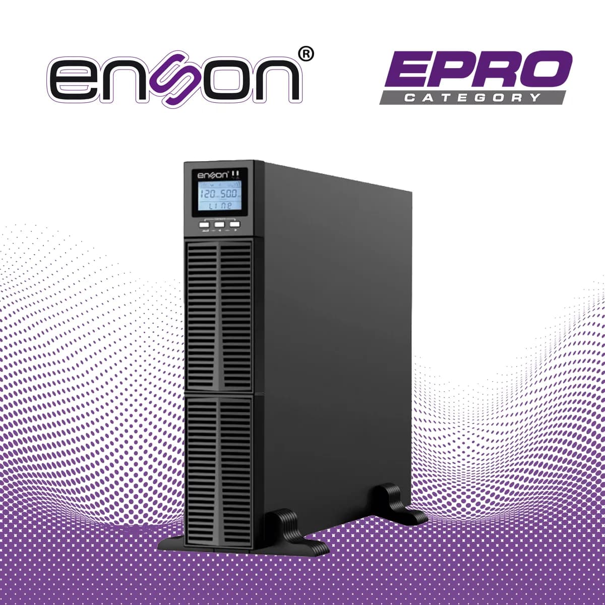 UPS ENSON ENS-OL1000RT / 1000VA-1000W / TOPOLOGIA ON-LINE DOBLE CONVER 2