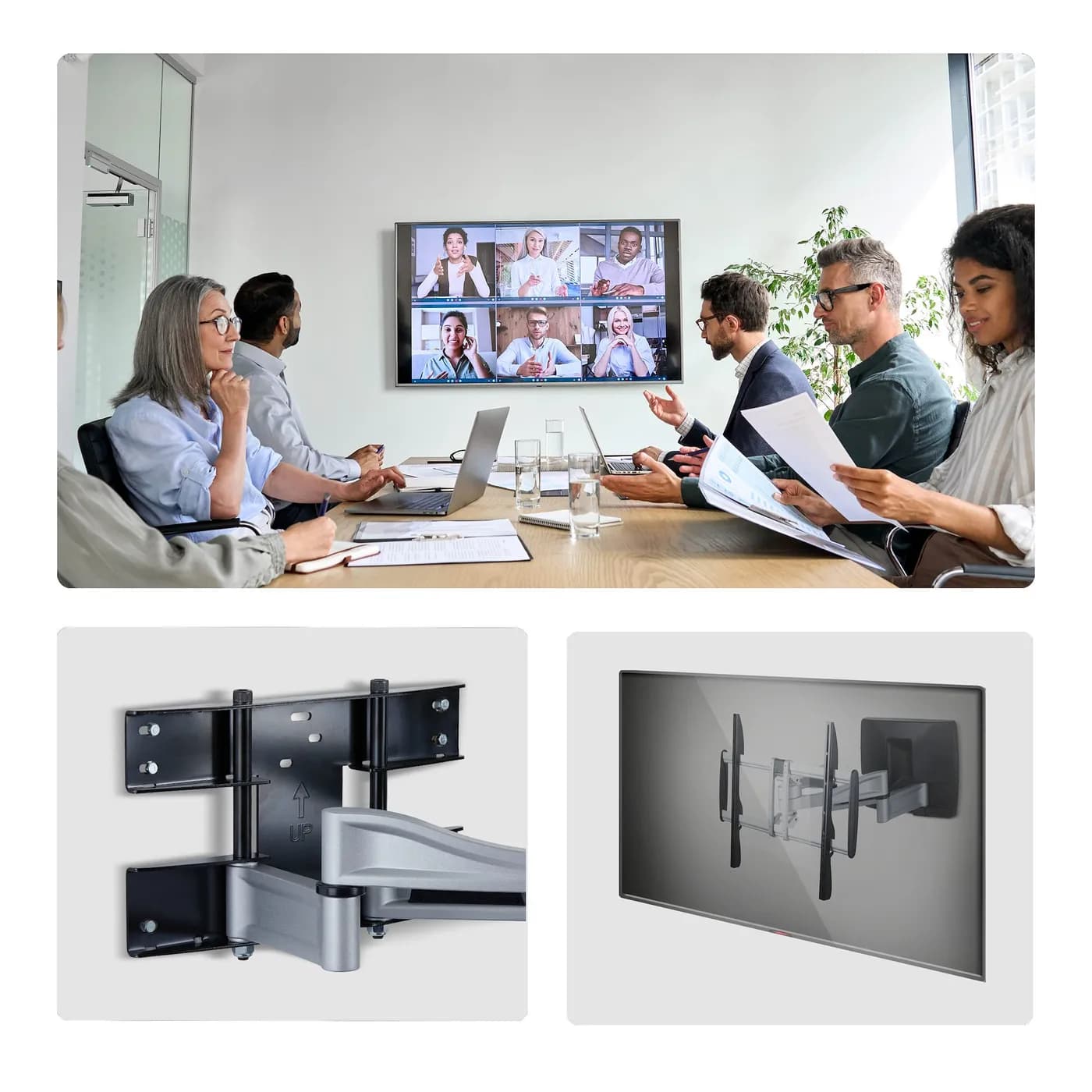 StarTech.com Soporte VESA de Pared de Servicio Pesado para TV Pantalla 2