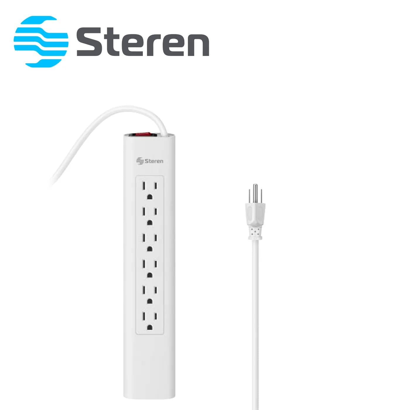 Steren BARRA MULTI-V 6 BLANCA