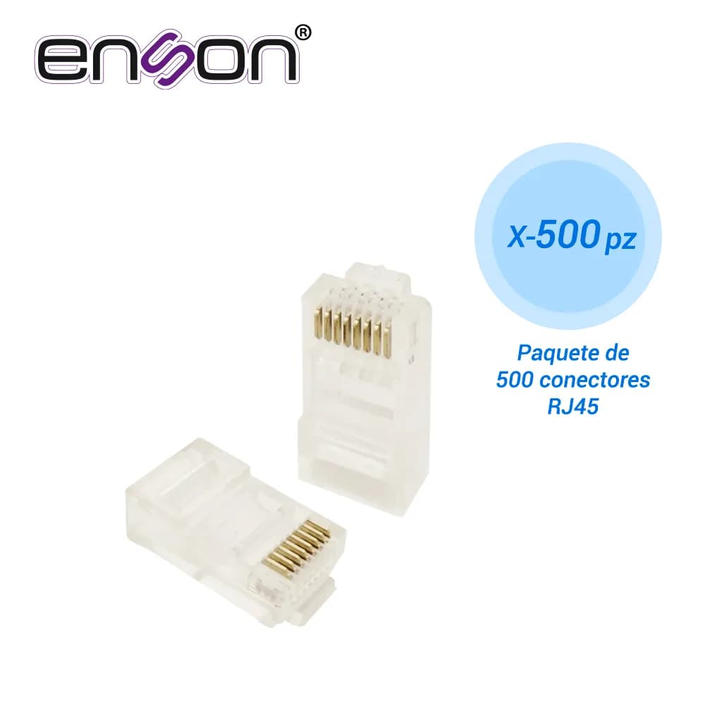 Enson PAQUETE 500x RJ45-CAT6
